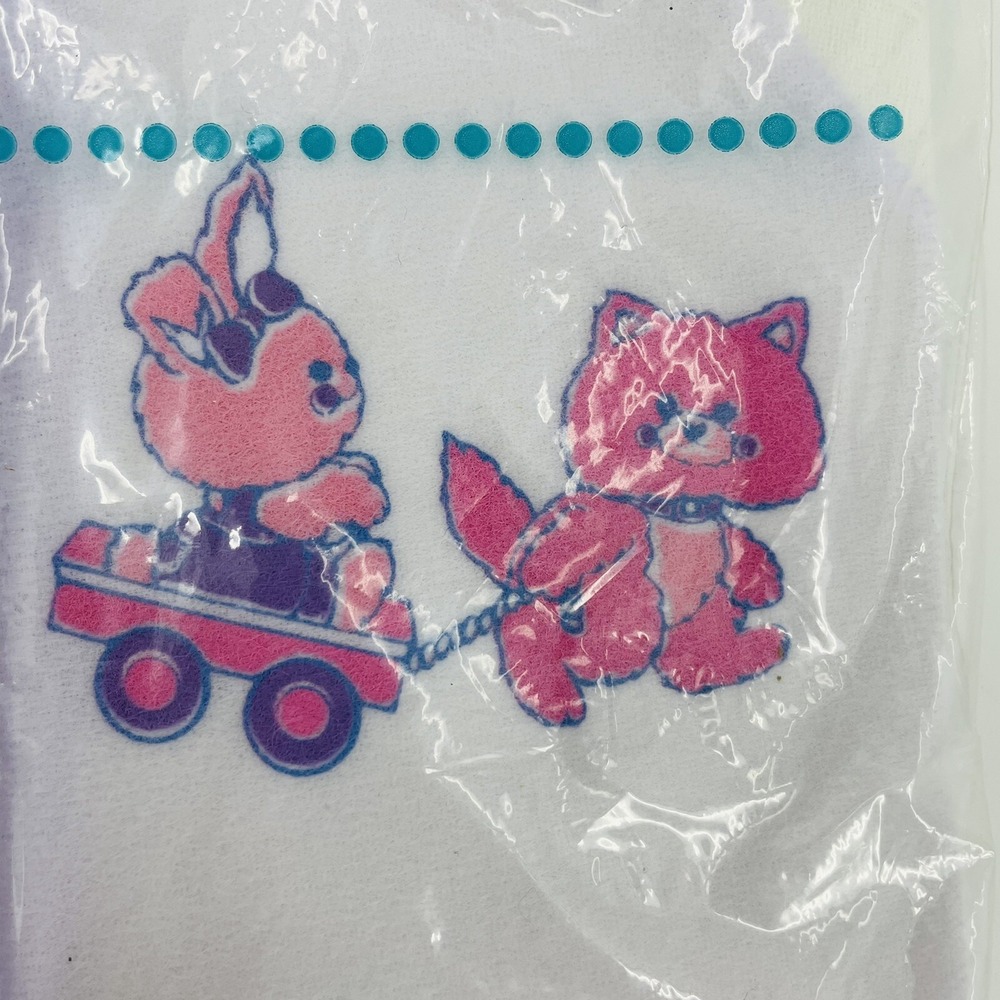 Toddletime 1 Piece Sleeper Playsuit Size 1/2 100% Polyester Made In USA Vintage